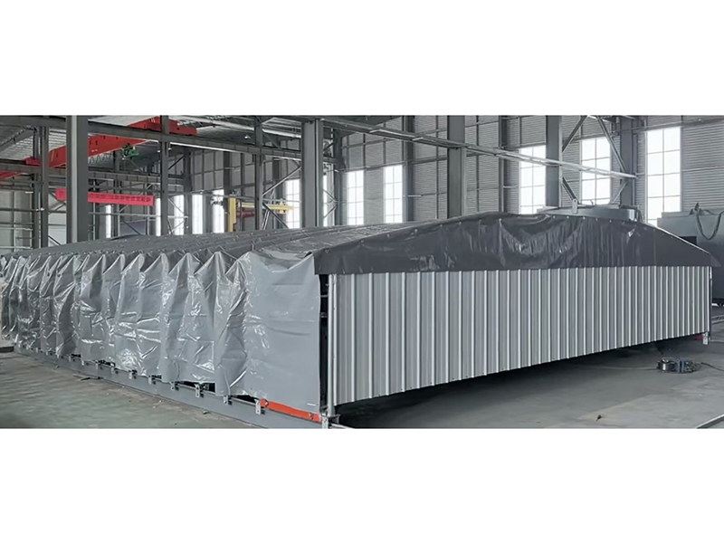   Soft-top telescopic rain shelter